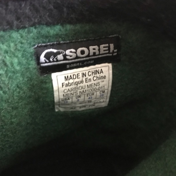 Sorel Men’s Caribou Boots Black - Picture 4 of 8